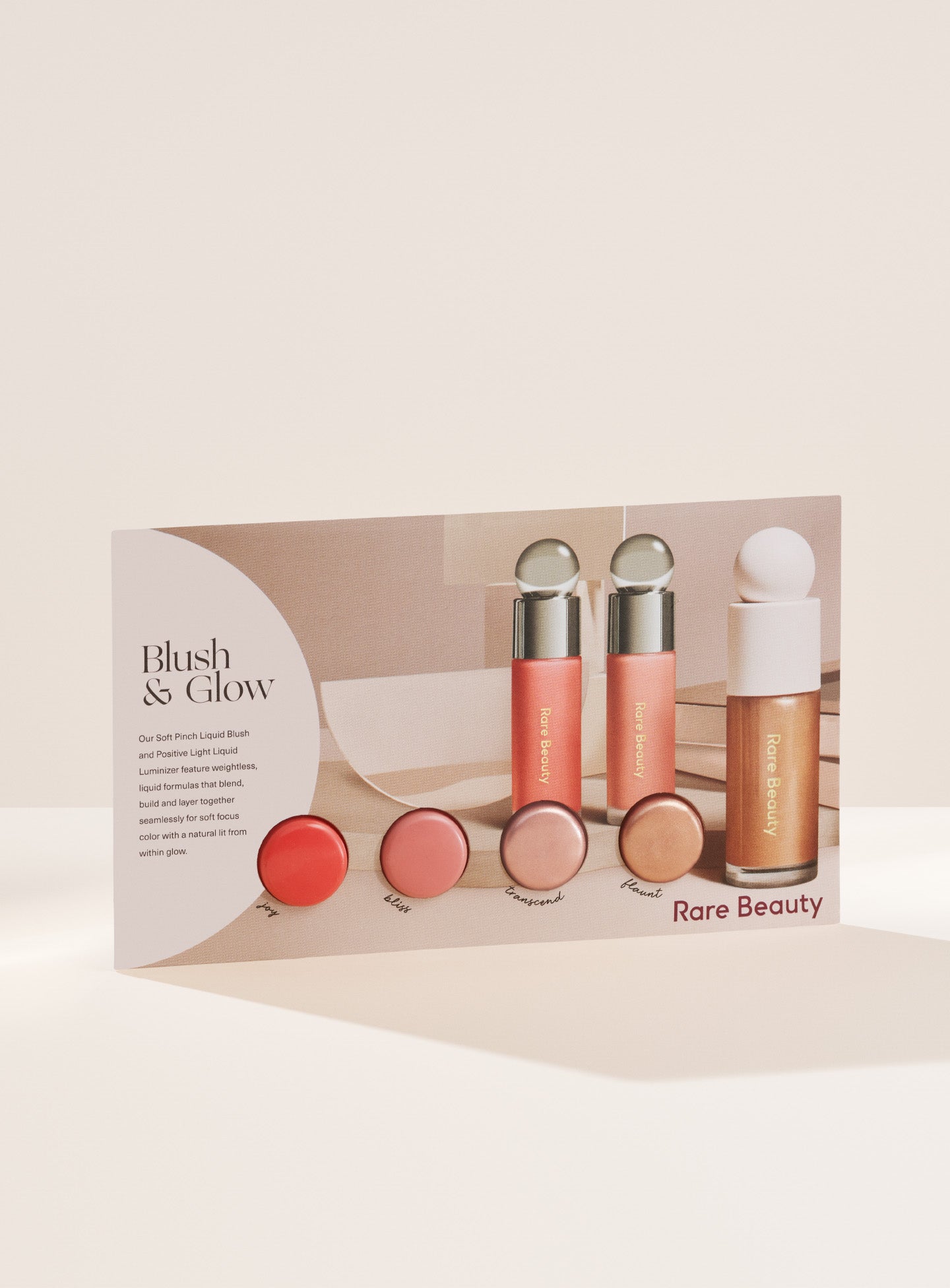 Liquid Blush & Liquid Luminizer Sample Card